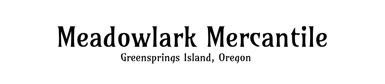 Meadowlark Mercantile